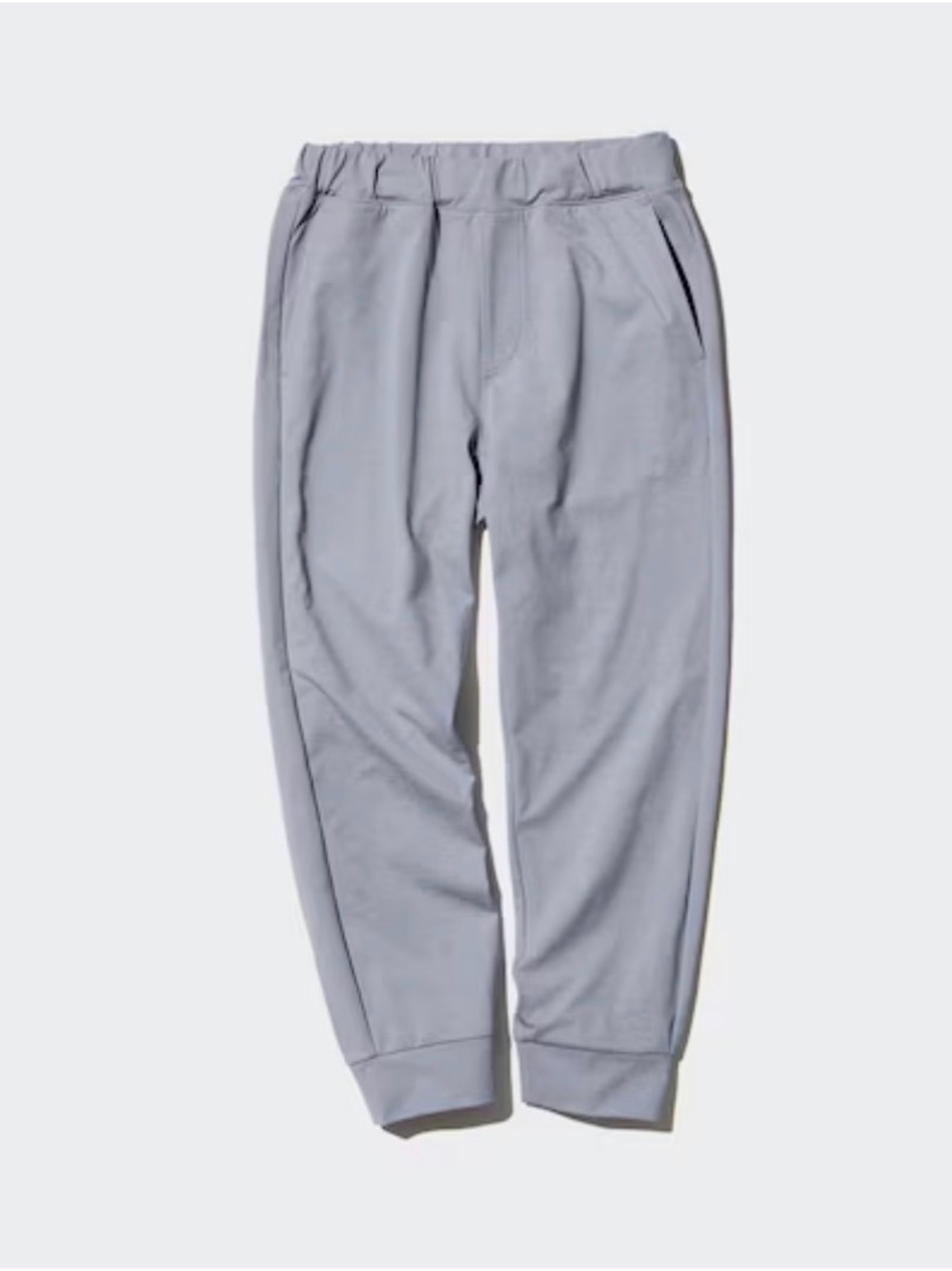 Kids’ Uniqlo AIRism Casual Elastic-Waist Pants in Gray